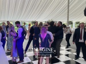 Beth & Jamie's evening reception at Longstowe Hall