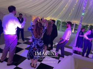 Beth & Jamie's evening reception at Longstowe Hall