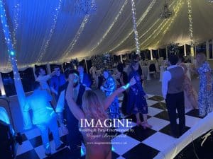 Beth & Jamie's evening reception at Longstowe Hall